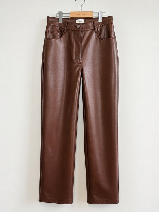 Aritzia Pants - Aritzia Wilfred Faux Leather Straight Leg Pants